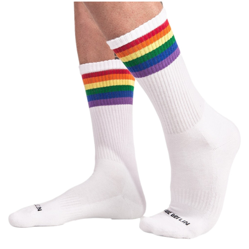 Barcode Berlin Chaussettes Gym Socks Rainbow